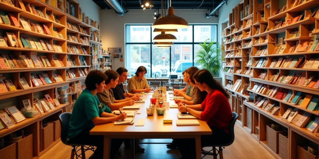 Local creative workshop at Fable & Quill Nashville store
