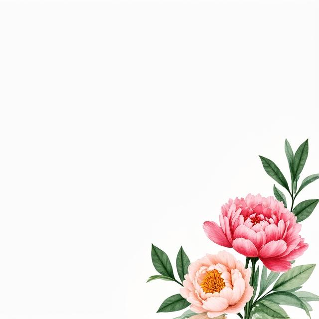 The Garden-Chic suite featuring vibrant floral watercolors
