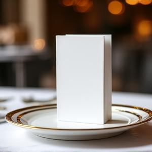 Artistic menu cards